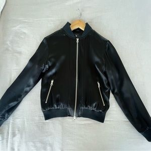 DSTLD Satin Bomber Jacket